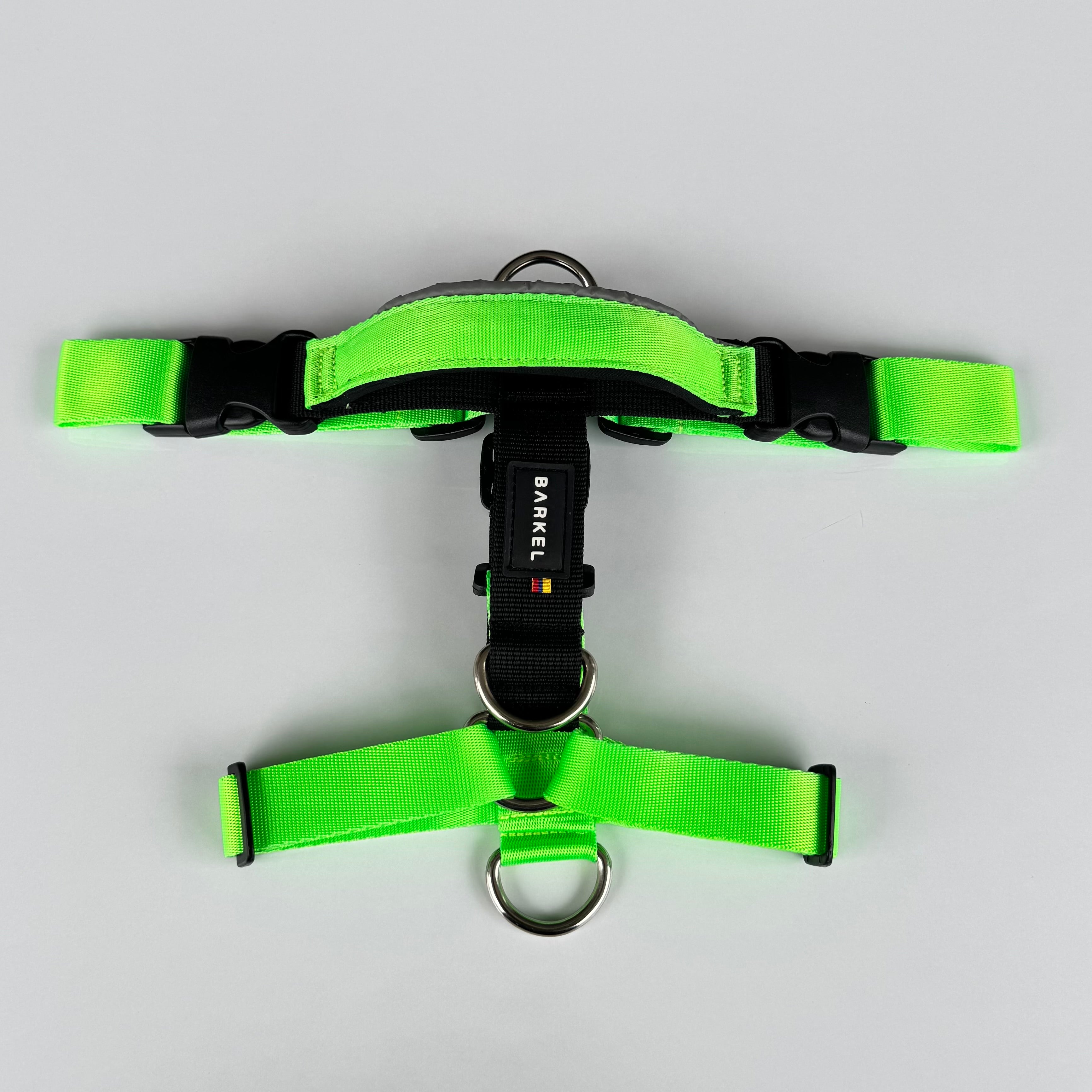 Arnés en H active pro - Verde flúor