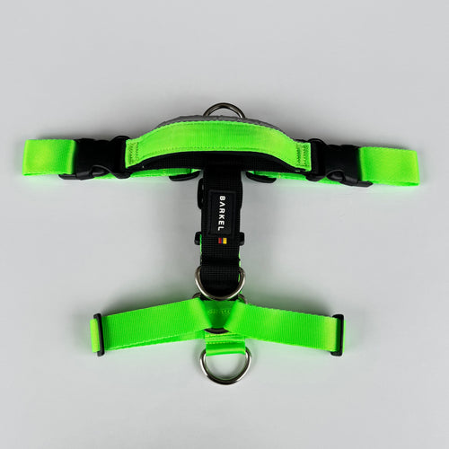 Arnés en H active pro - Verde flúor