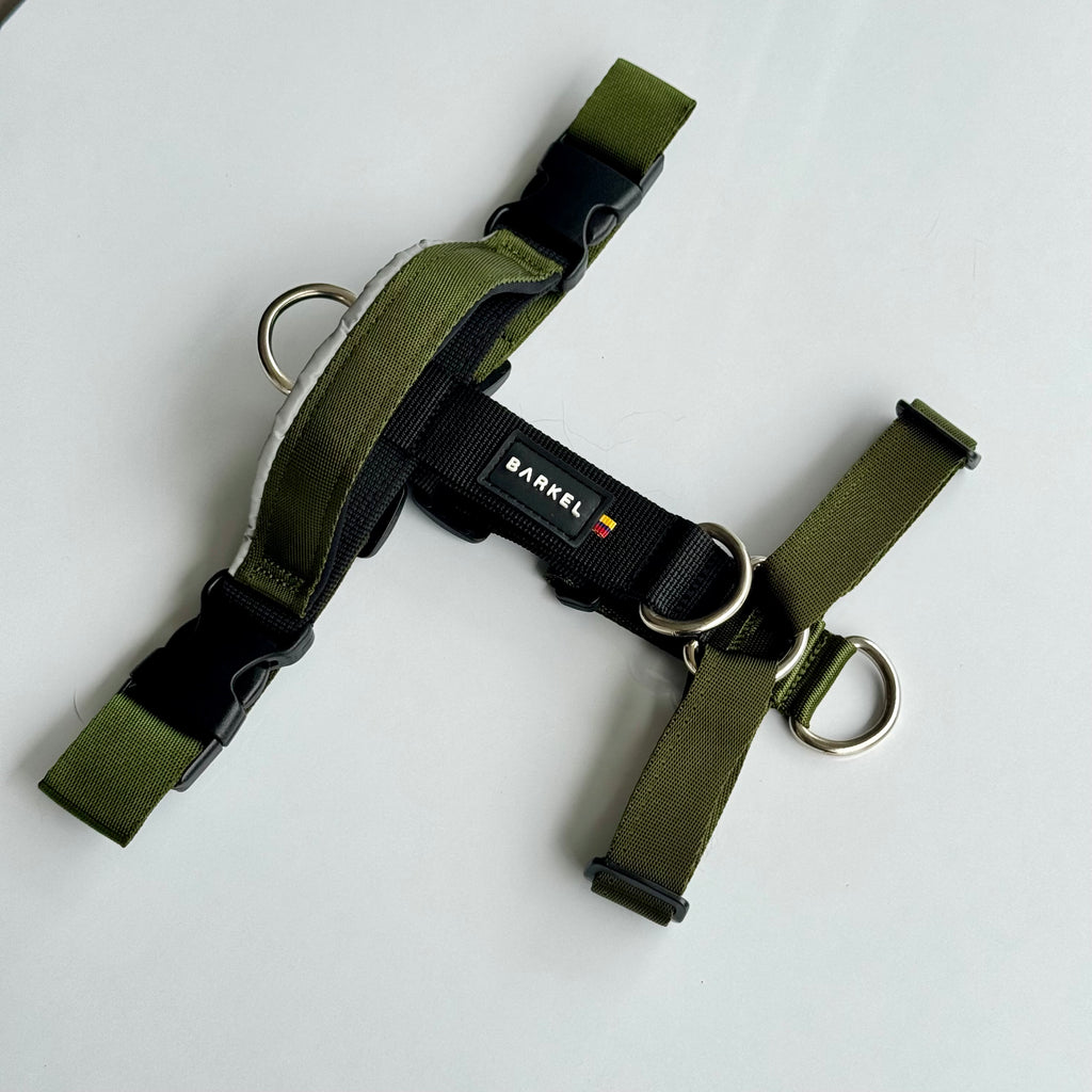 Arnés en H active pro - Verde militar