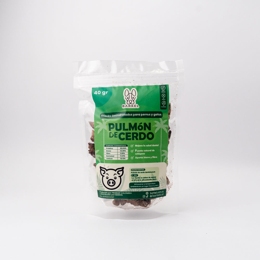 Pulmón de Cerdo –  Snack Natural para Perros